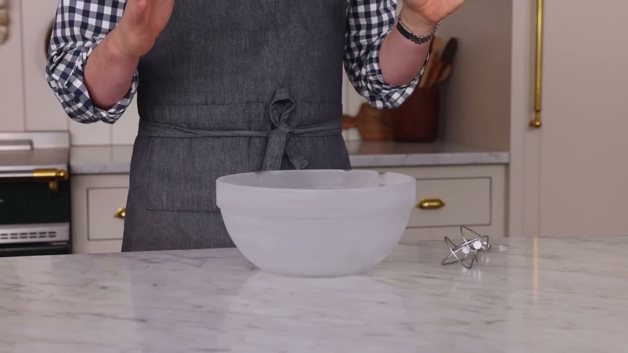Step 1: Chill the Bowl and Beaters