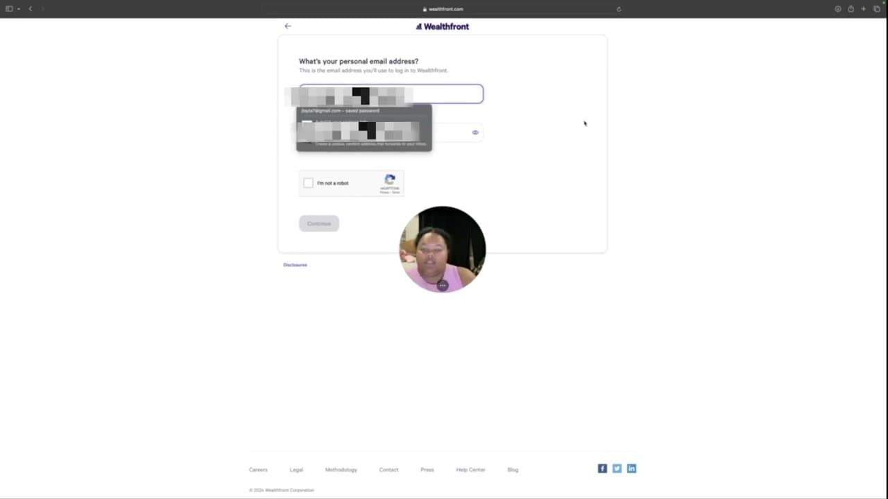Step 3: Step 3: Enter Your Personal Info and Email