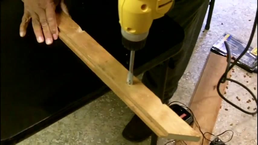 The finished result: How to Use a Drill