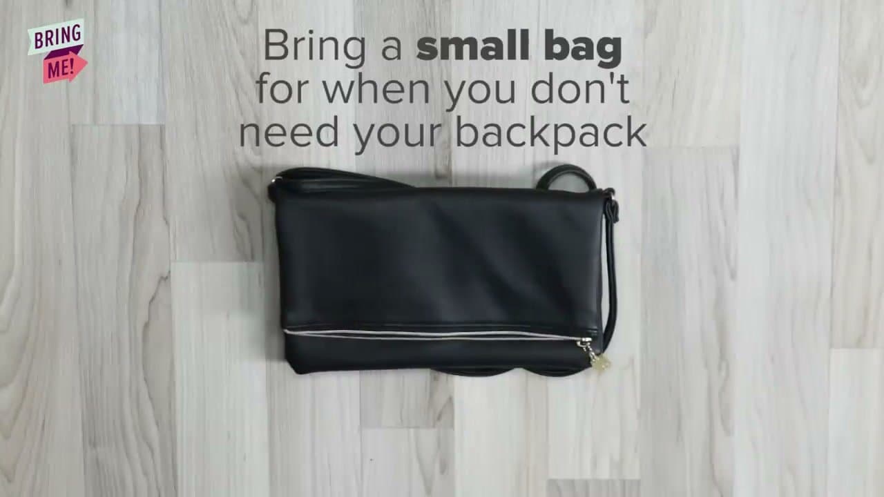 Step 5: Pack Essentials in a Small Day Bag