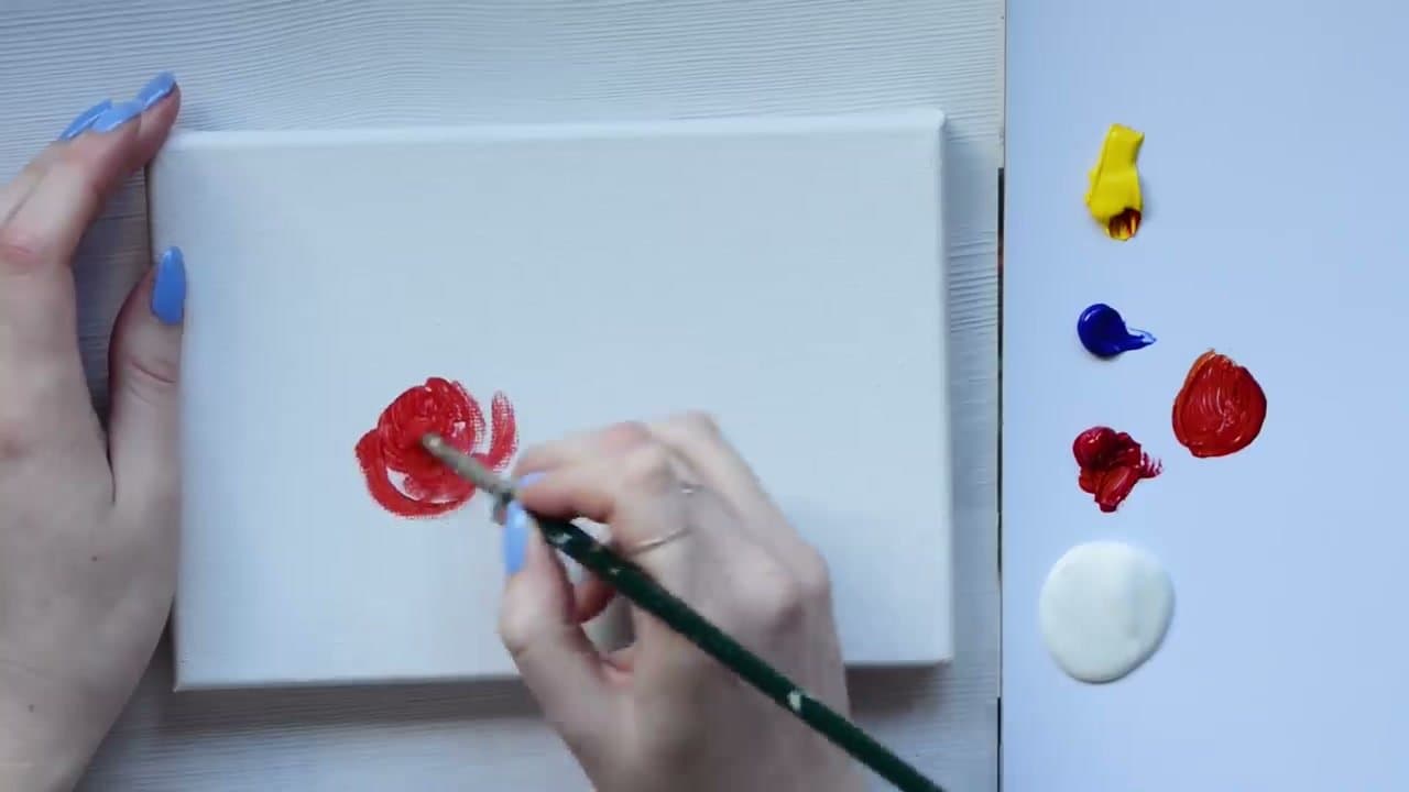 Step 2: Step 2: Paint the warm base gradient