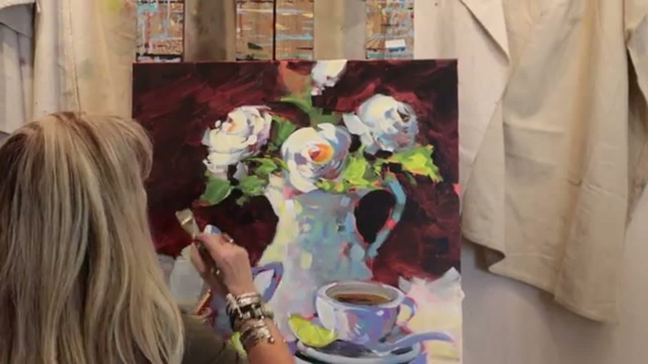 How to Paint Roses in Acrylic