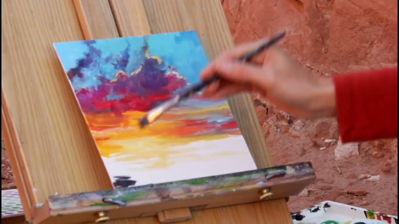 Step 5: Step 5: Finish the Sky and Add the Foreground