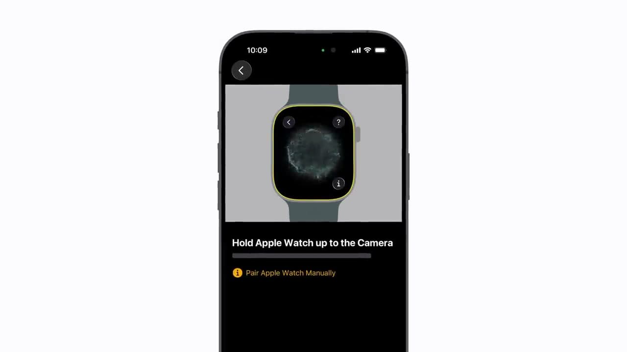 Step 3: Step 3: Pair by Holding the Watch Up to the iPhone Camera