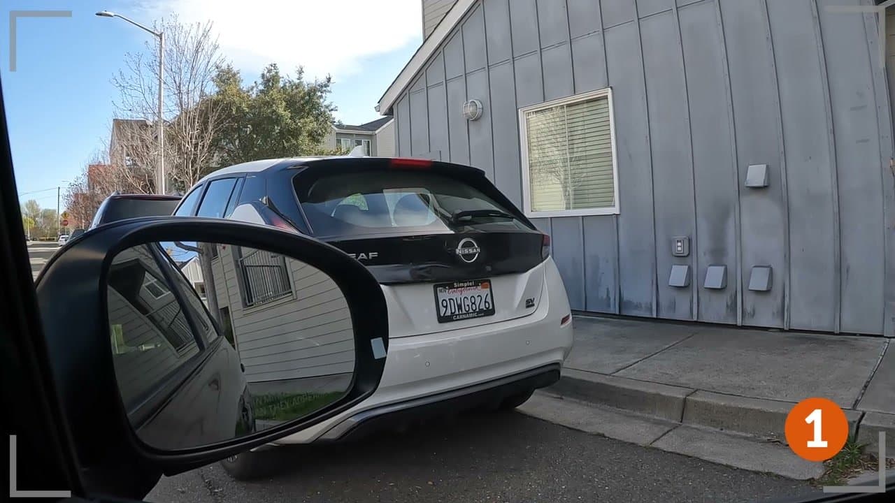 The finished result: Parallel Parking Tips for Driving Test
