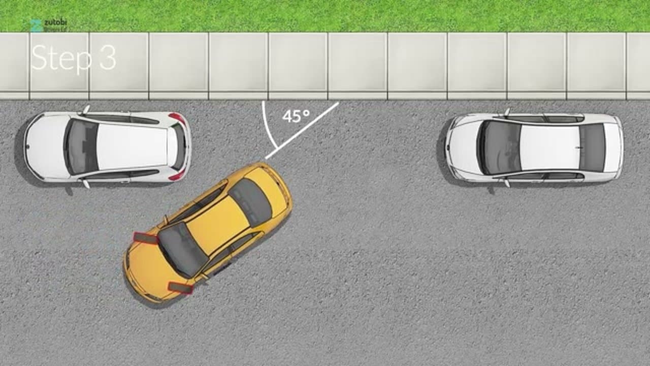 Step 3: Crank the Wheel Right and Start Reversing