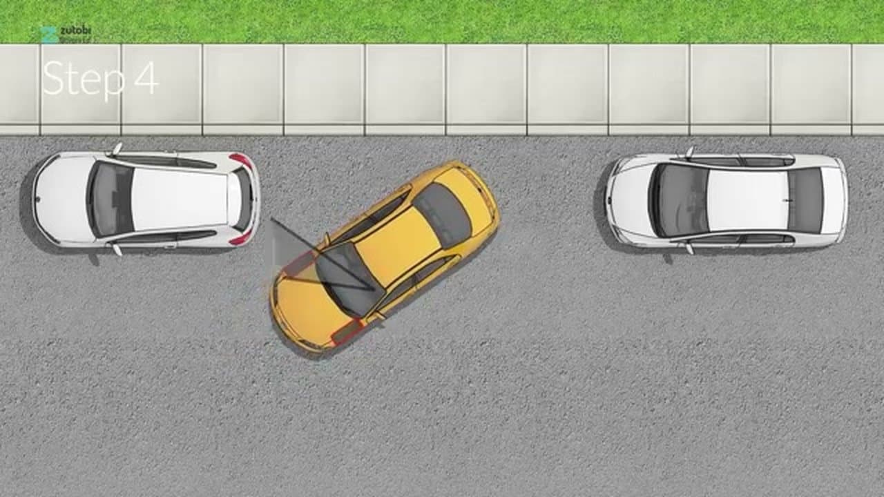 Step 4: Straighten the Wheels and Keep Reversing