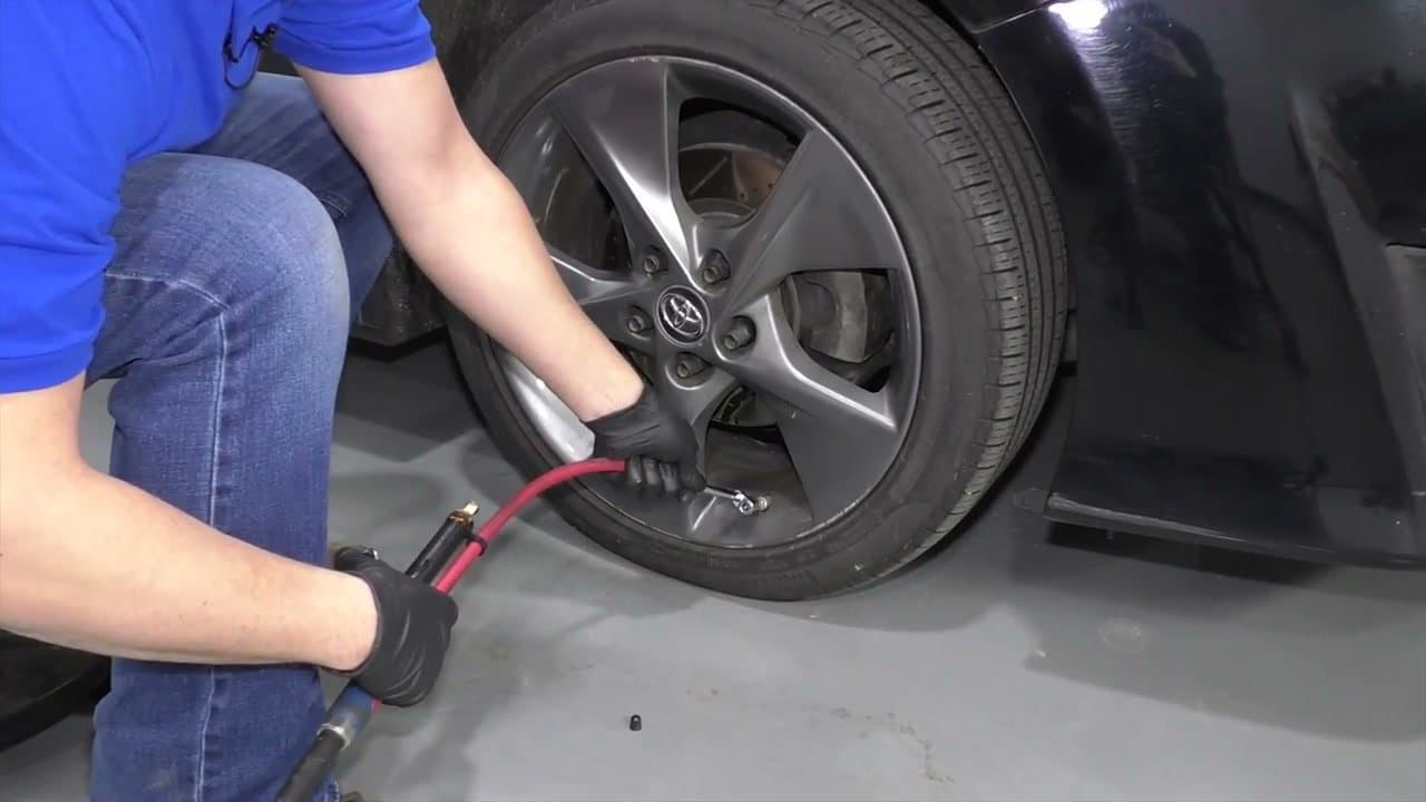 Step 4: Step 4: Add or release air until it matches