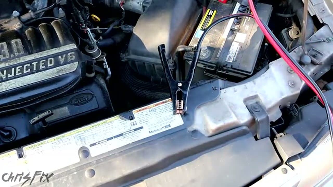 Step 3: Connect Both Cables to the Good Battery