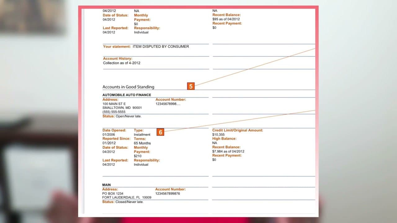 Step 5: Step 5: Review Accounts in Good Standing