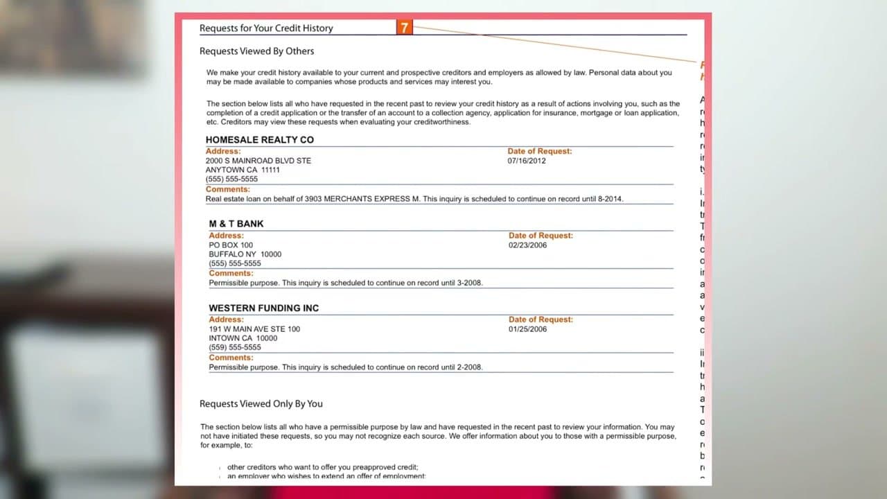 Step 6: Step 6: Check Requests for Your Credit History