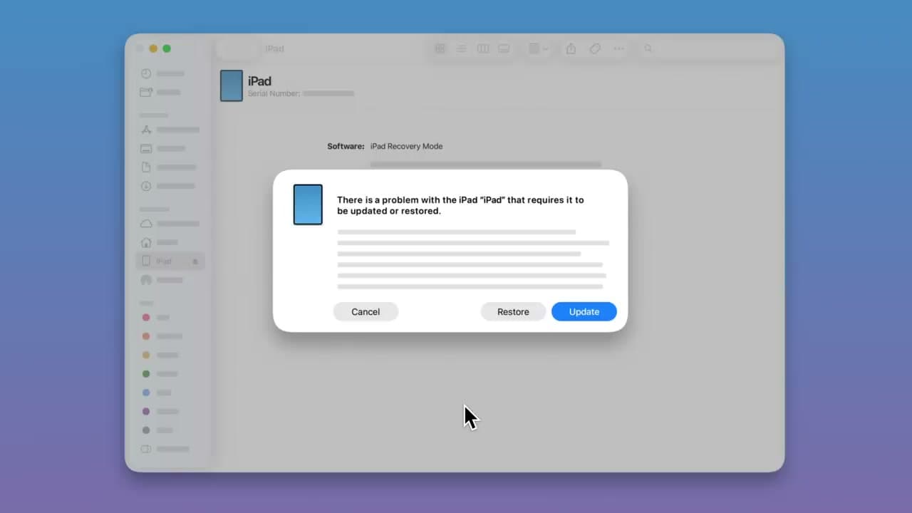 The finished result: How to Factory Reset an iPad