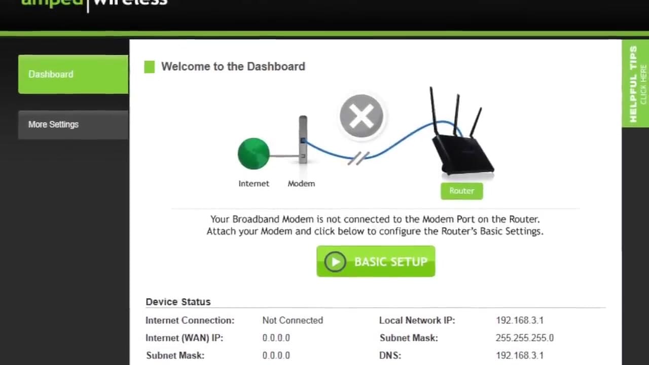 Step 6: Step 6: Start the Basic Setup Wizard