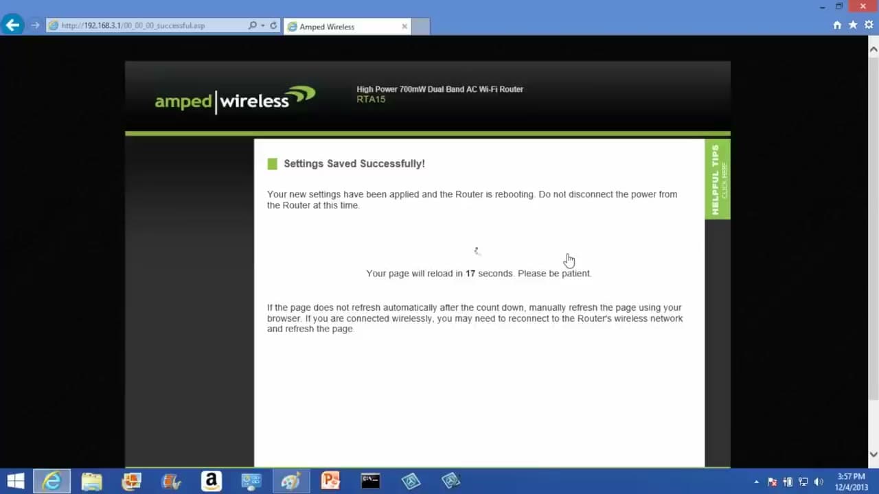 Step 8: Step 8: Apply Settings and Reboot