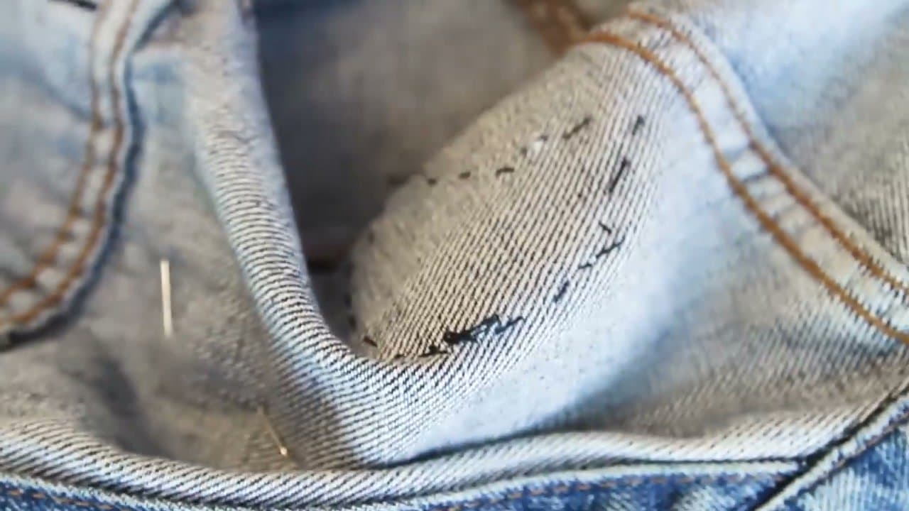 The finished result: How to Sew on a Patch