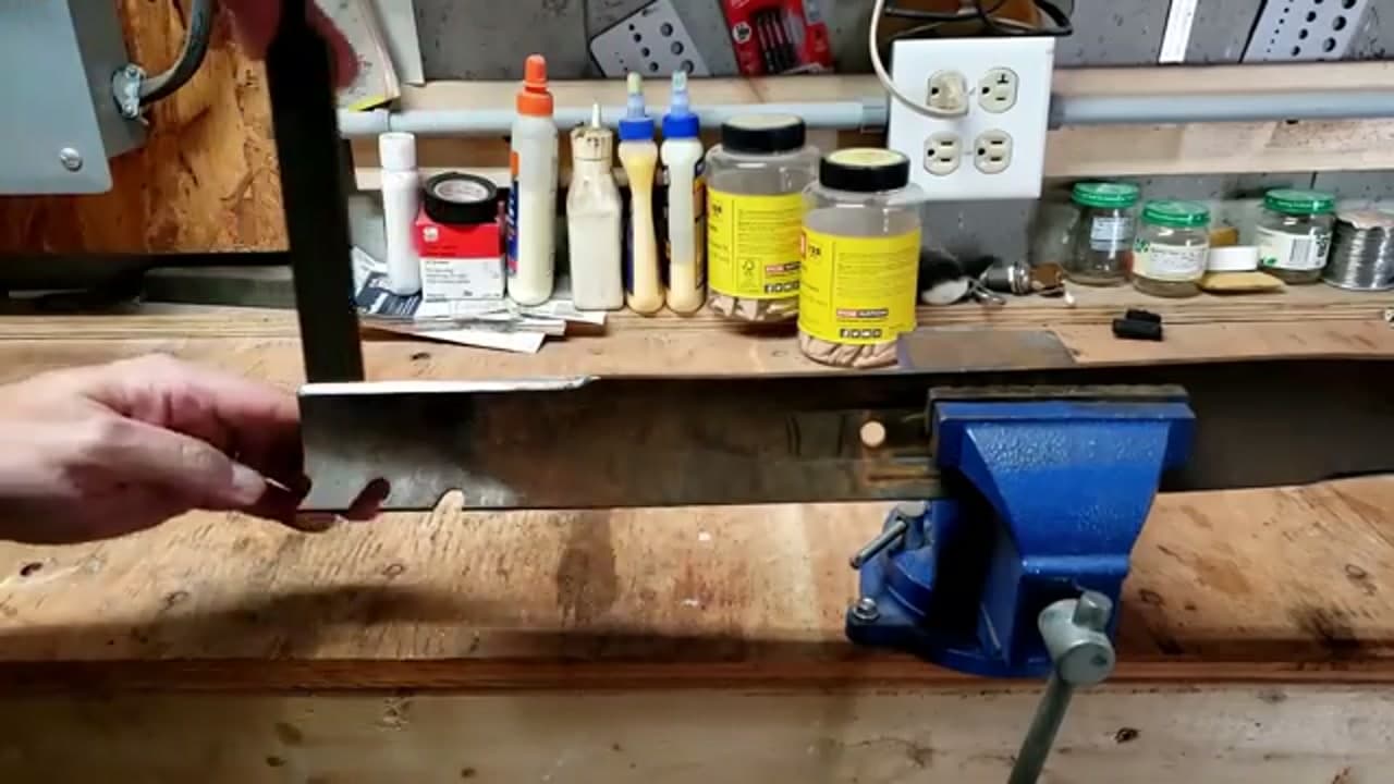 The finished result: How to Sharpen Lawn Mower Blades