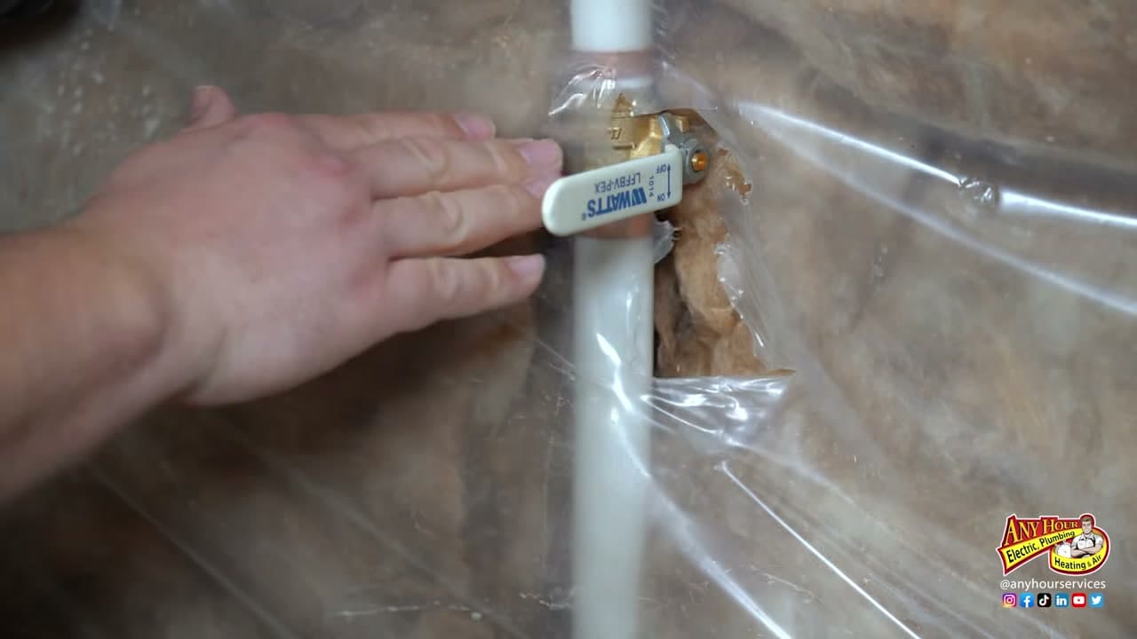 The finished result: How to Shut Off the Water to Your House