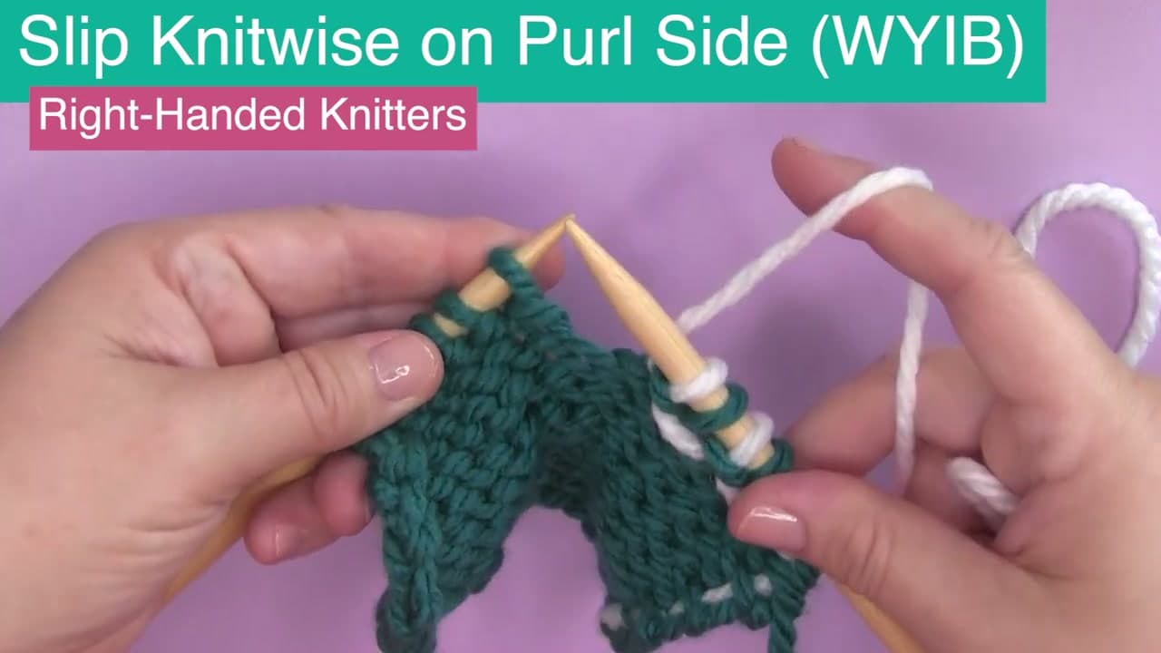 Step 5: Step 5: Slip on the Purl Side