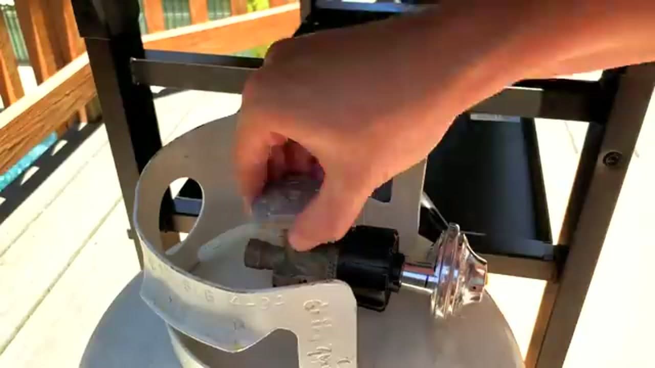 Step 2: Step 2: Connect the Propane and Light the Burners
