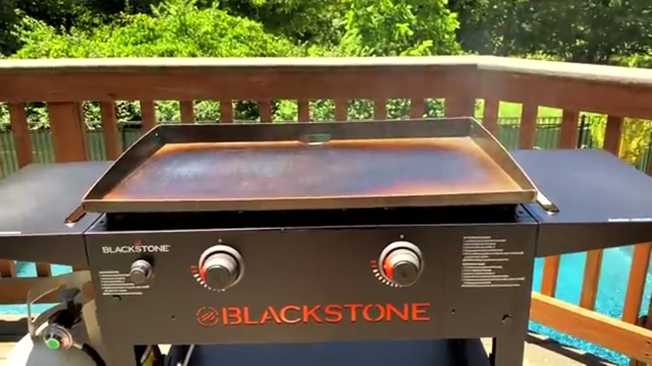 The finished result: How to Season a Blackstone Griddle