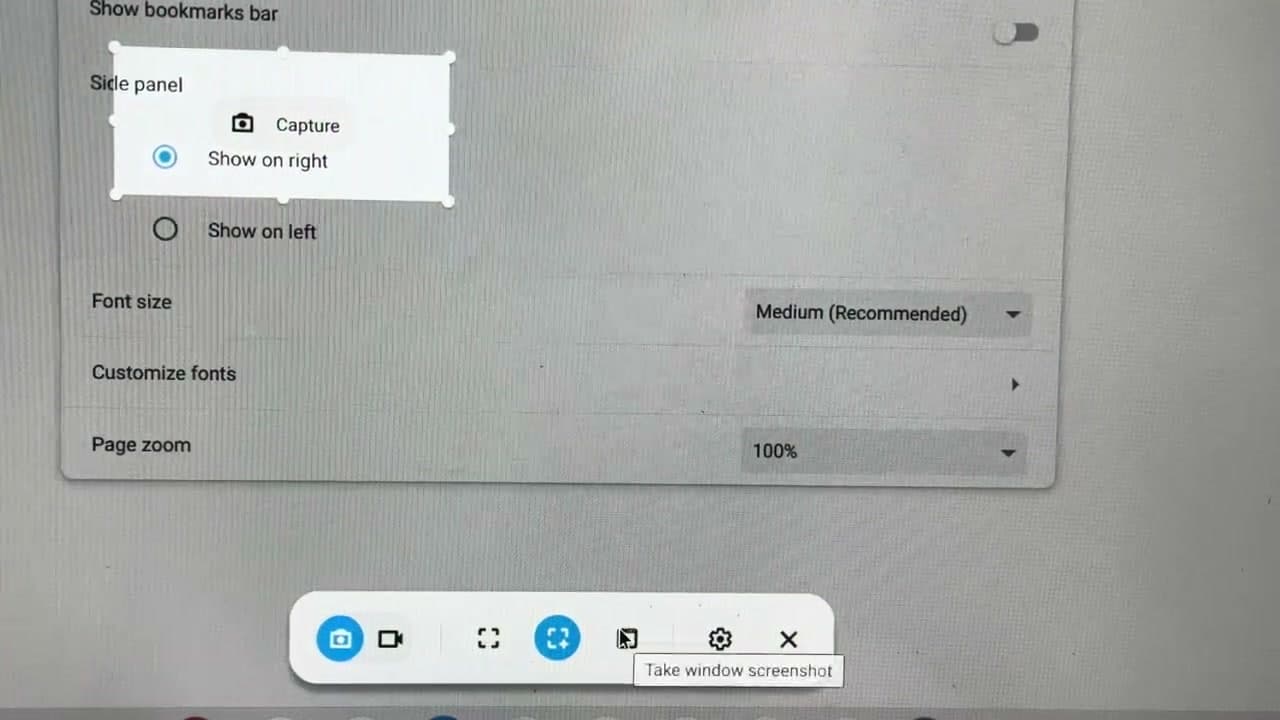 Step 4: Click Window to Capture Just One Open Window