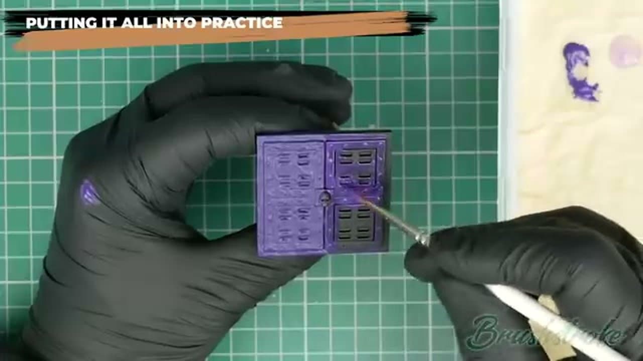 The finished result: How to Thin Acrylic Paint for Miniatures: 7 Step Guide