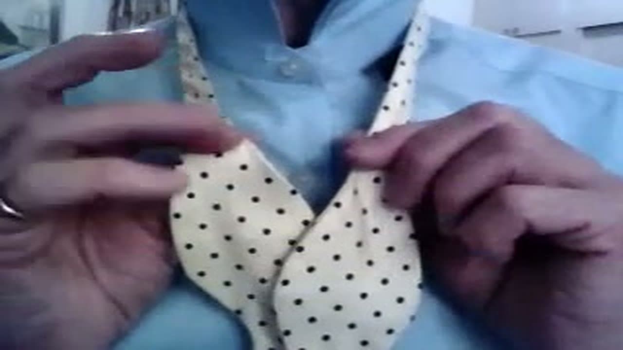 Step 2: Position the Tie Left Over Right