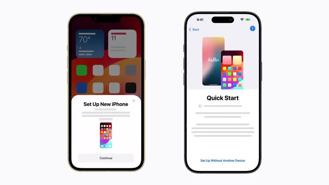 Step 3: Step 3: Bring the old iPhone close to the new one