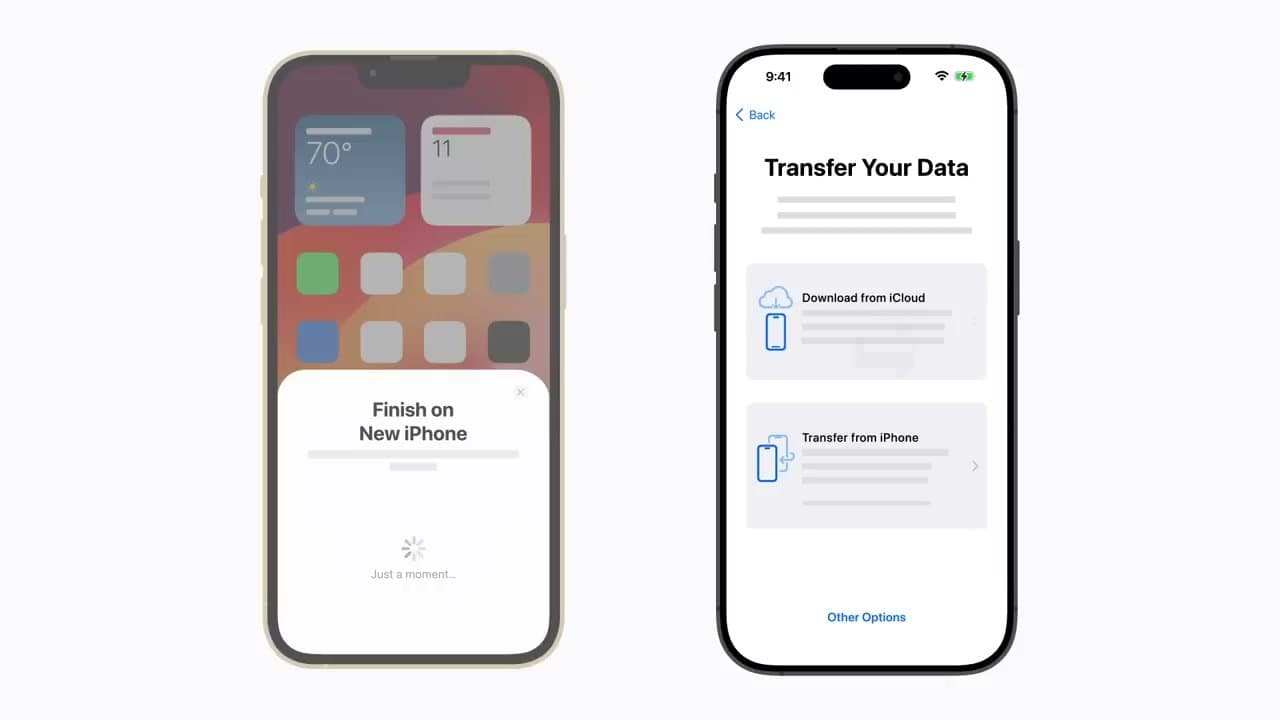 Step 5: Step 5: Choose how to transfer your data
