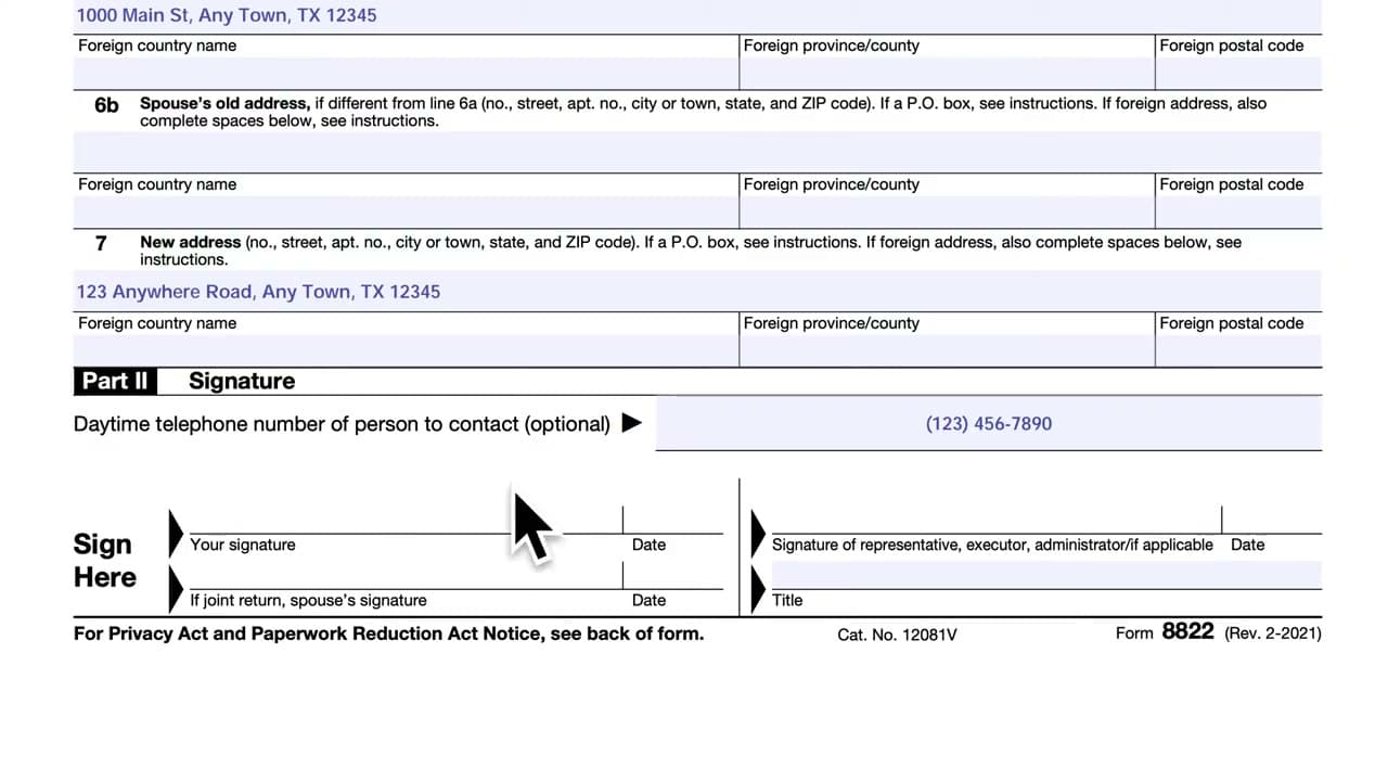 How to Update Your Address with the IRS (Form 8822 Walkthrough)