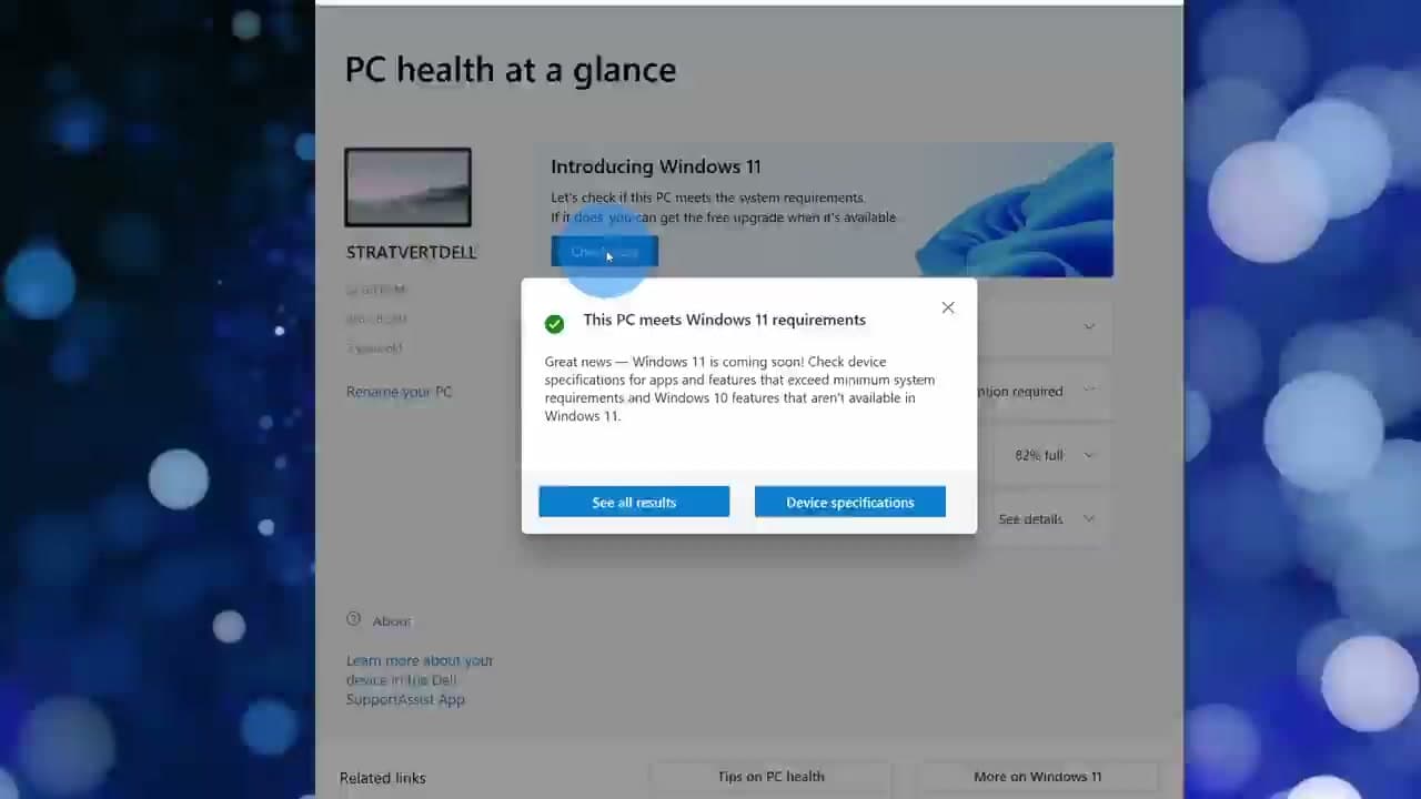 Step 4: Check If Your PC Can Run Windows 11