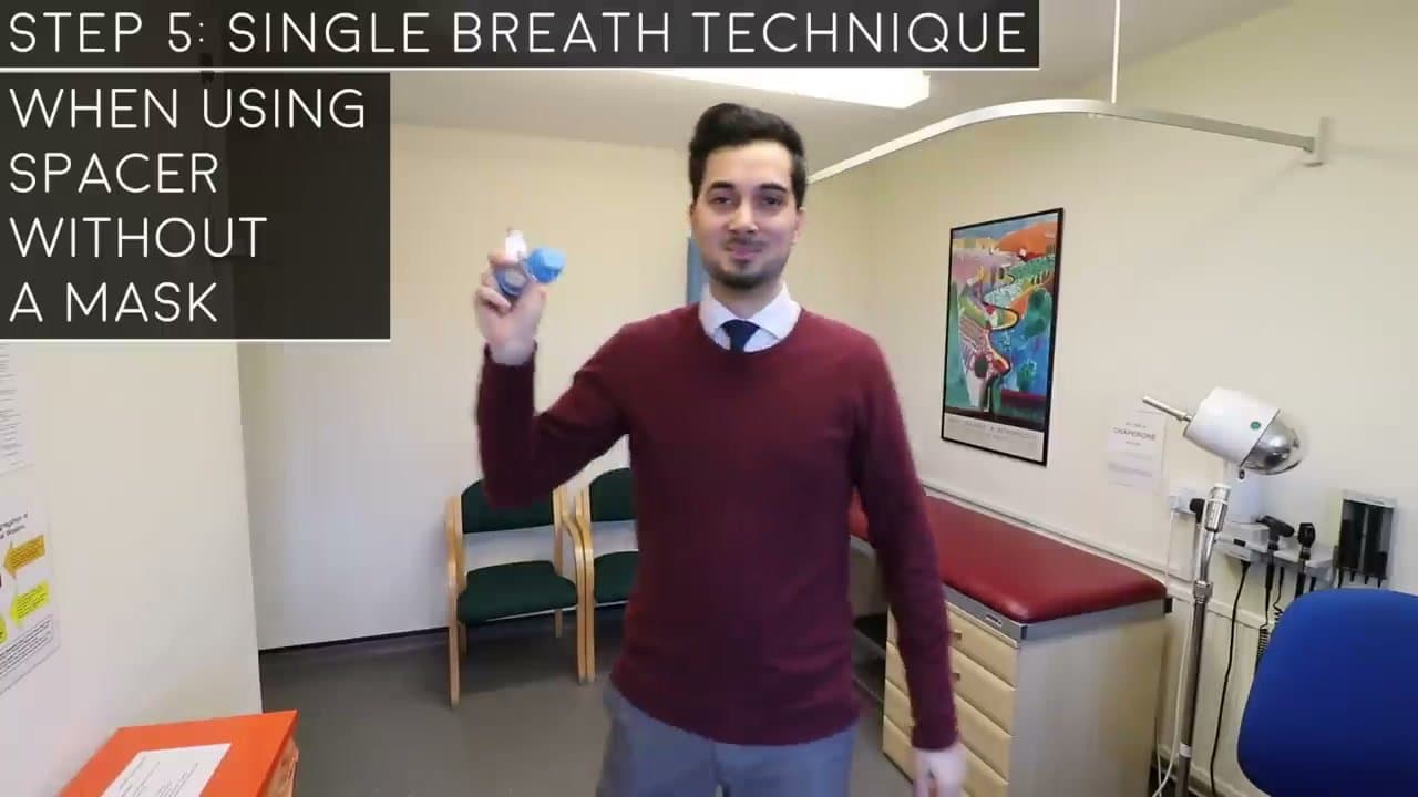 Step 5: Step 5: Press the Canister and Inhale Slow and Deep