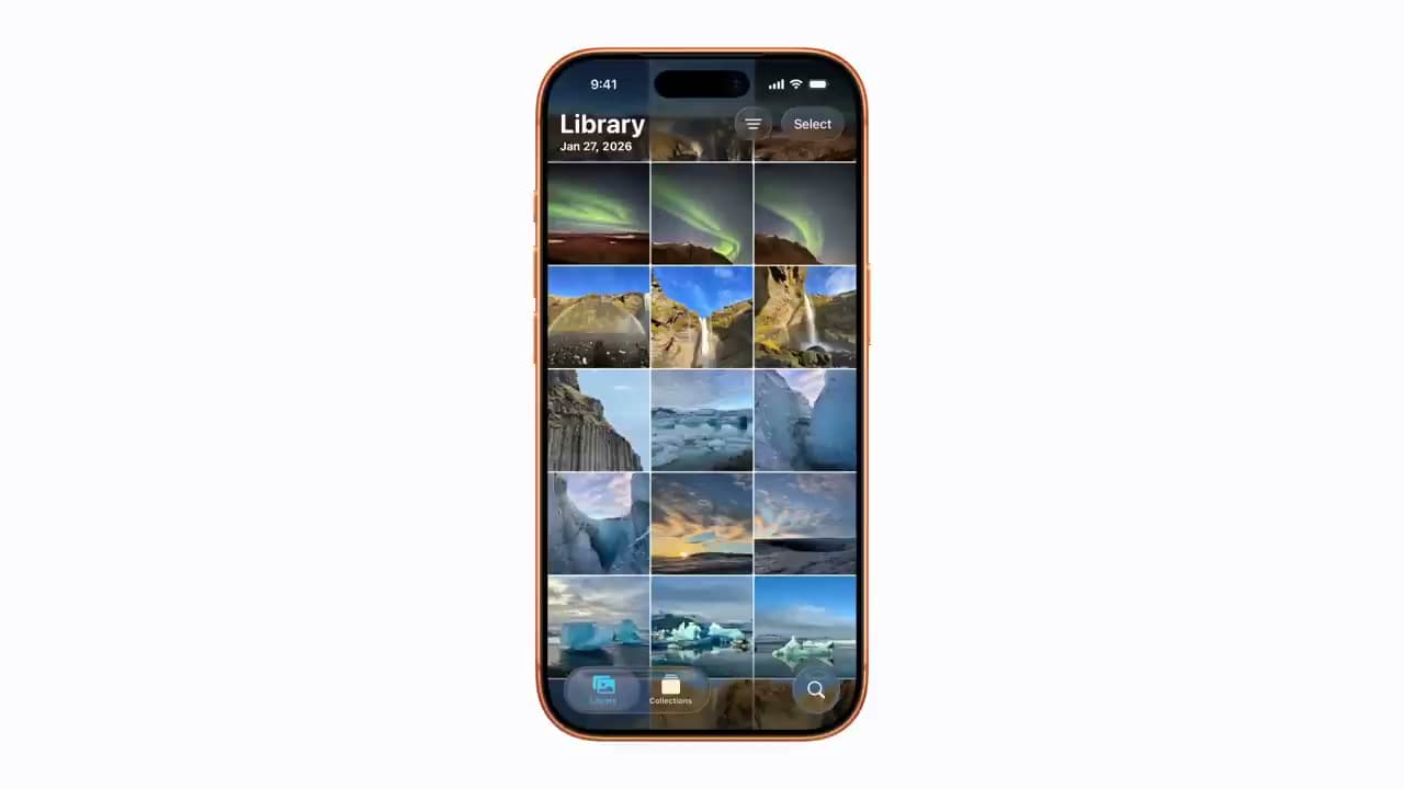Step 3: Step 3: Open Photos and Tap Select