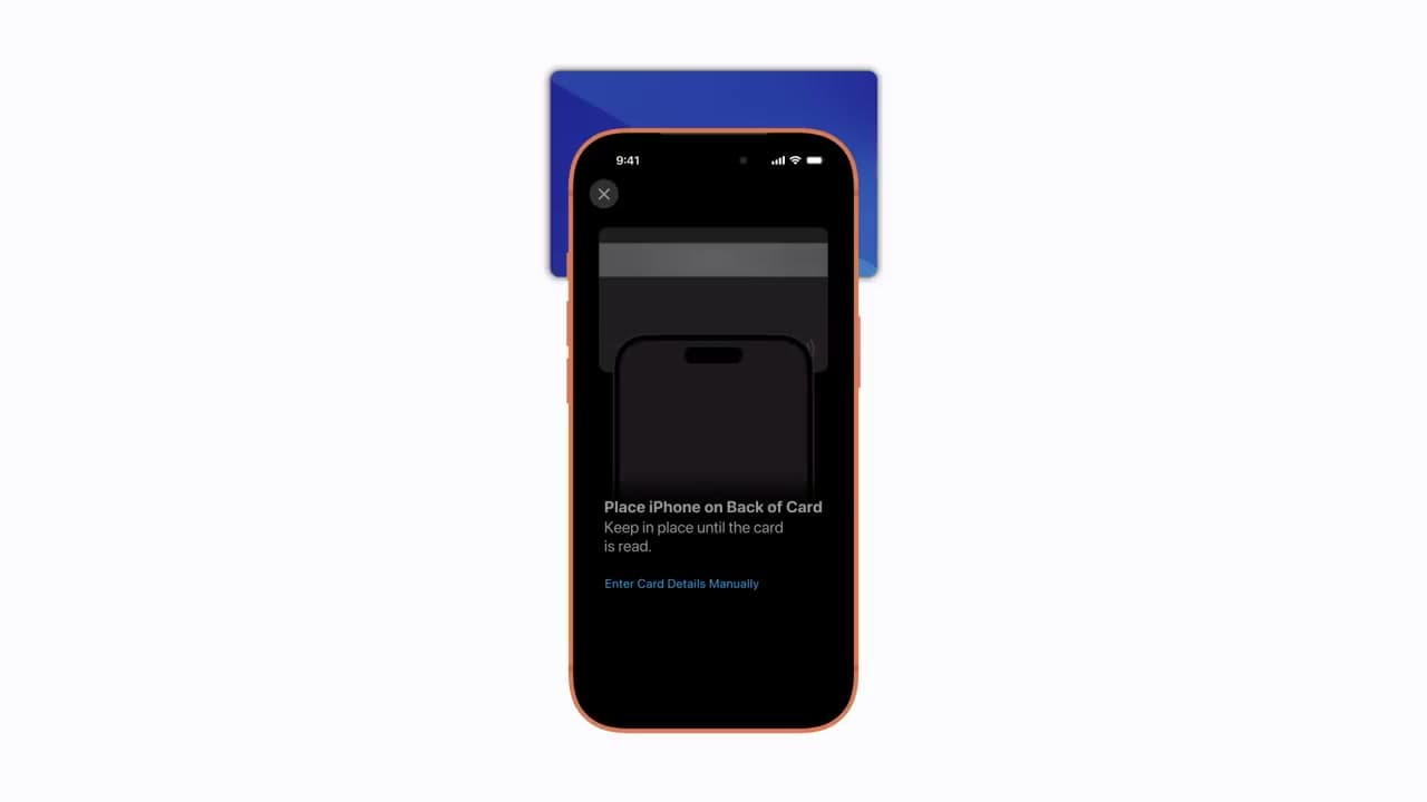 Step 3: Step 3: Scan Your Card or Enter the Details Manually