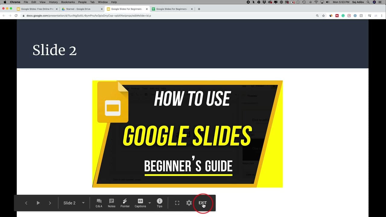 Step 8: Insert Images, Videos, and Charts Into a Slide - How to Use Google Slides - Beginner's Guide