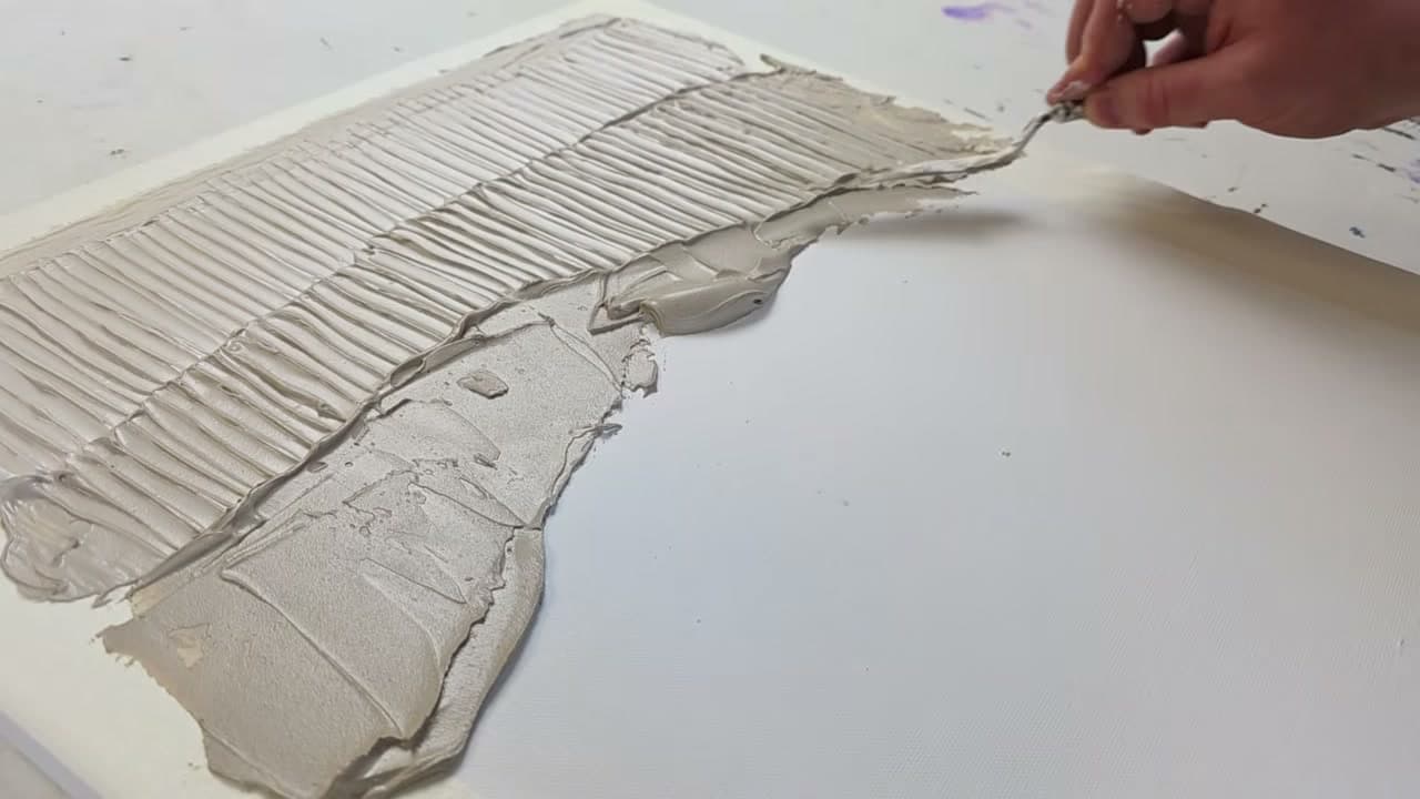 Step 13: Angle a Few Rows - How to Use Texture Paste