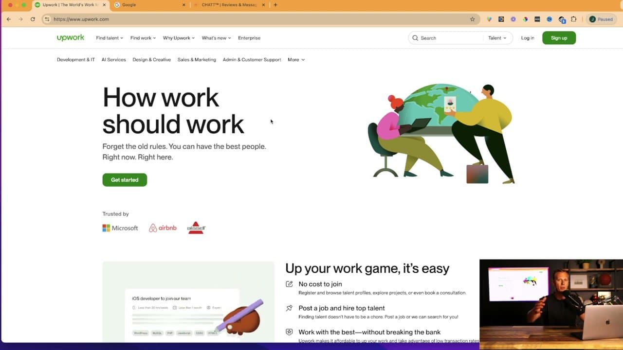 Step 1: Step 1: Create a Free Upwork Freelancer Profile