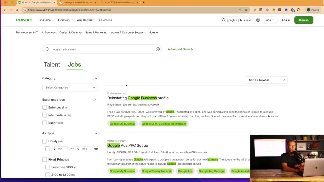 Step 3: Step 3: Search for a Beginner-Friendly Niche Service