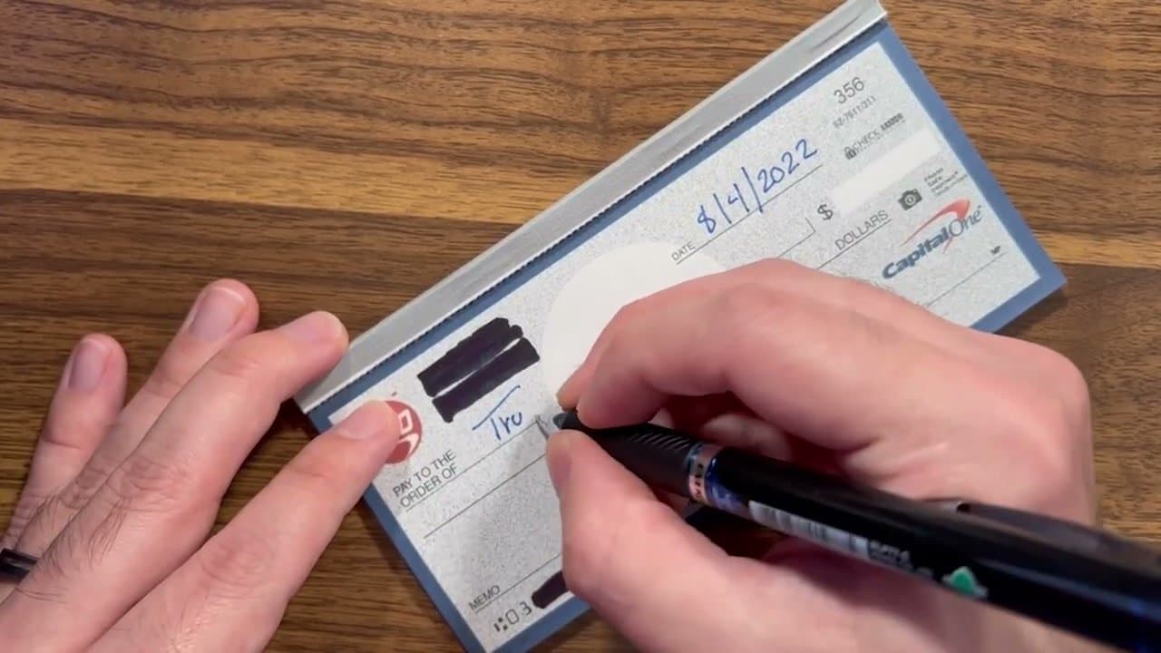 Step 3: Fill In the Payee