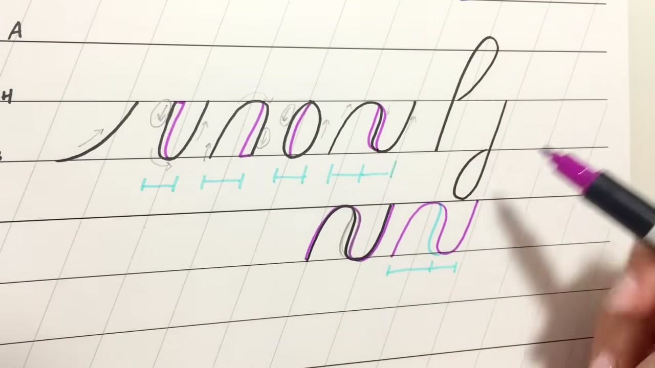 Step 8: Keep Every Shade the Same Width - How to Do Faux Calligraphy