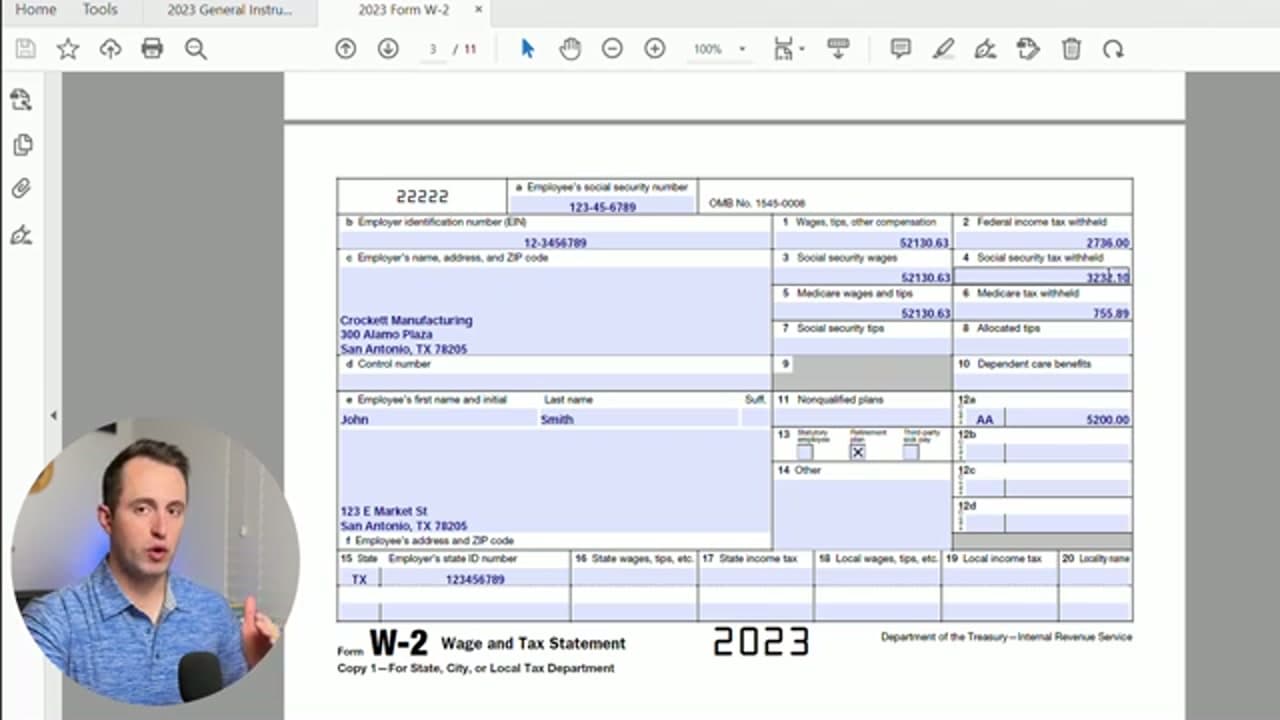 Step 4: Step 4: Box 2 - Federal Tax Already Withheld