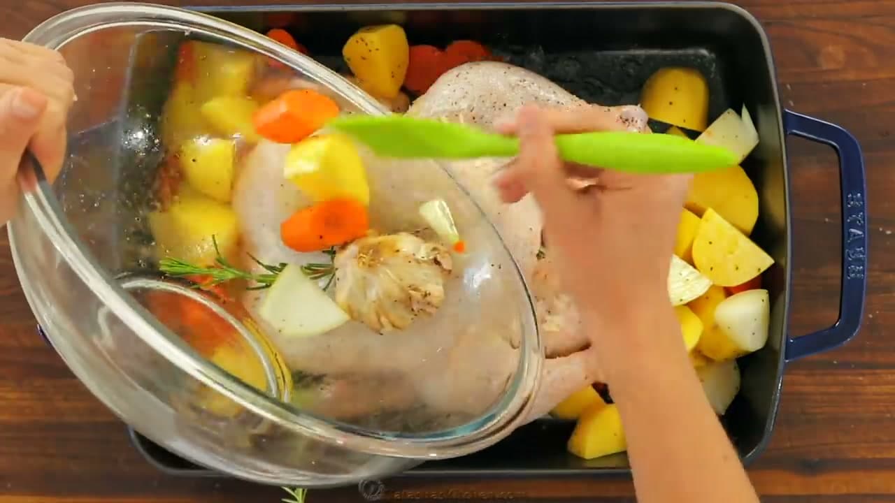 Step 6: Step 6: Add Vegetables to the Pan and Truss