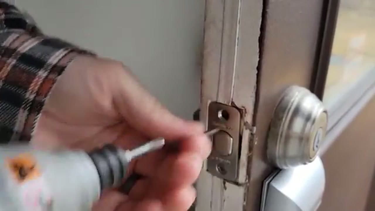 Step 1: Step 1: Remove the Old Latch Bolt