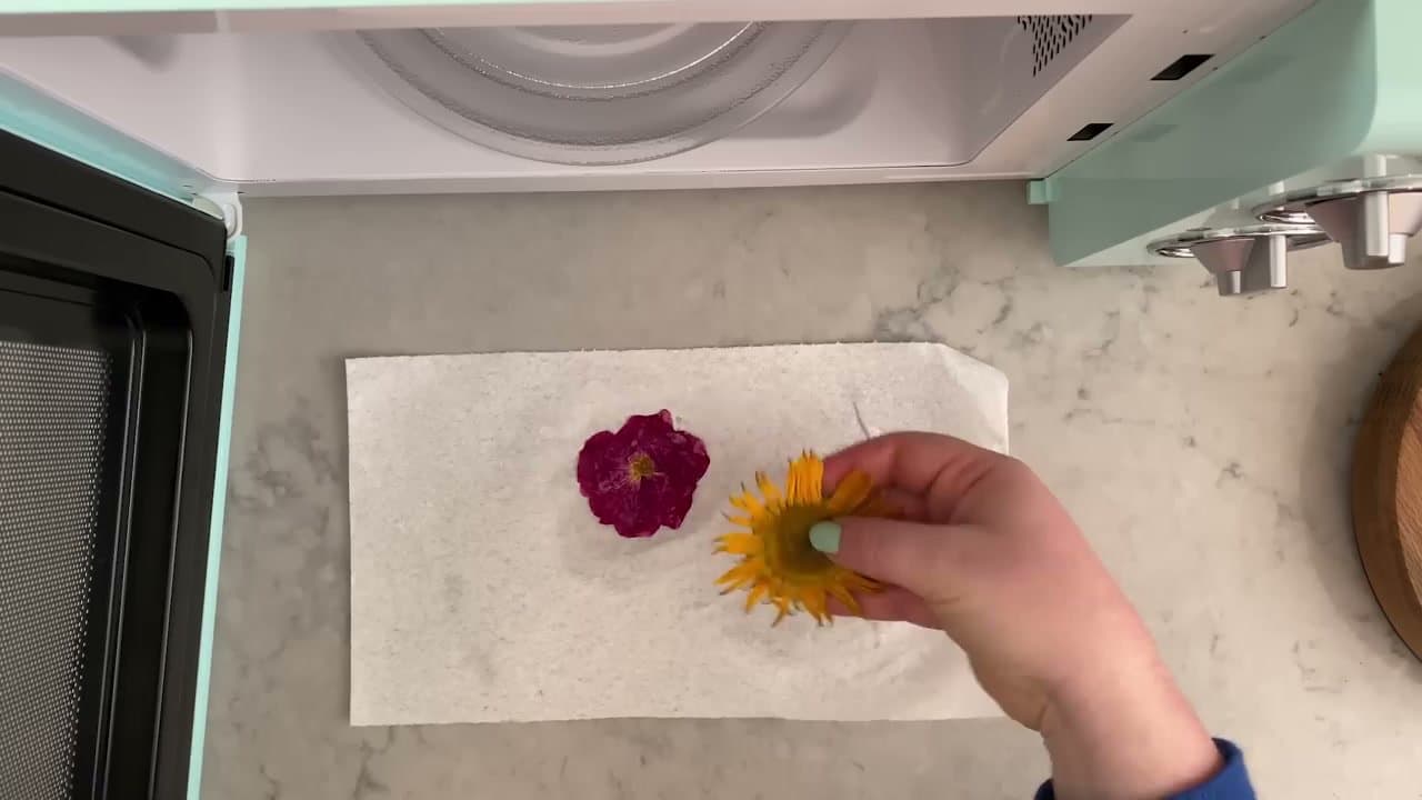 How to Press Flowers