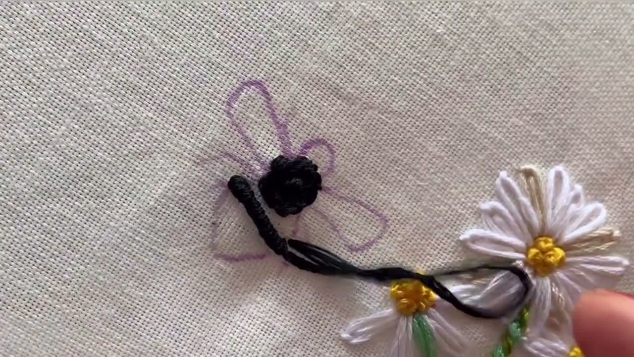 Step 2: Step 2: Fill the Head with French Knots