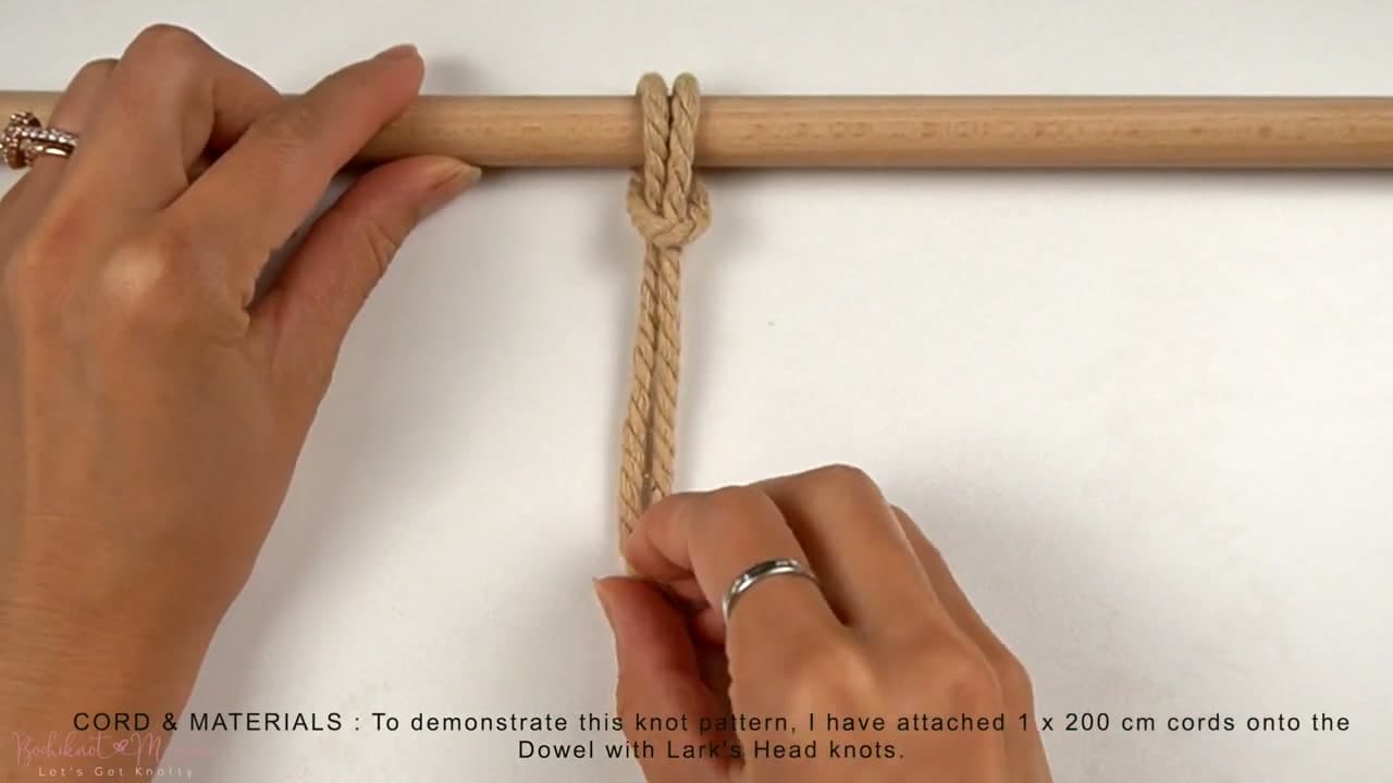 Step 1: Step 1: Gather Your Cord and Dowel
