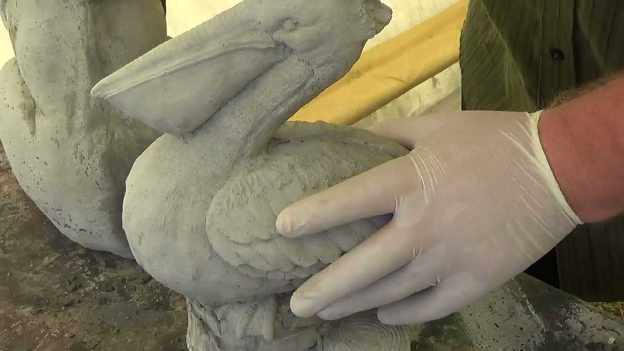 Step 1: Find the Pits, Bubbles and Seam Lines - How to Fix Air Bubbles in Concrete Crafts