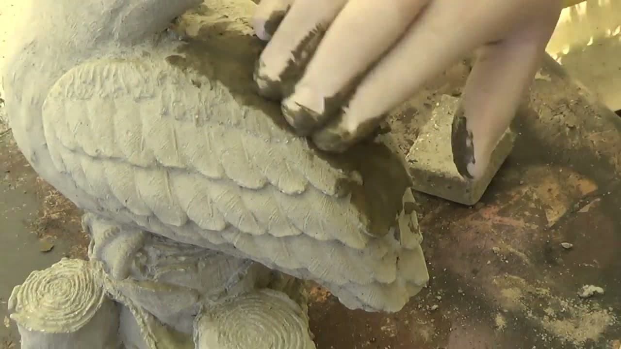 Step 4: Press the Slurry Into Every Pit - How to Fix Air Bubbles in Concrete Crafts