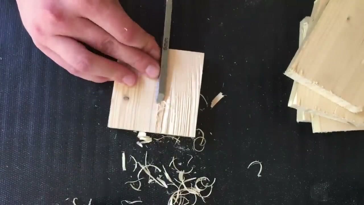 Step 2: Step 2: Chisel the Drainage Grooves