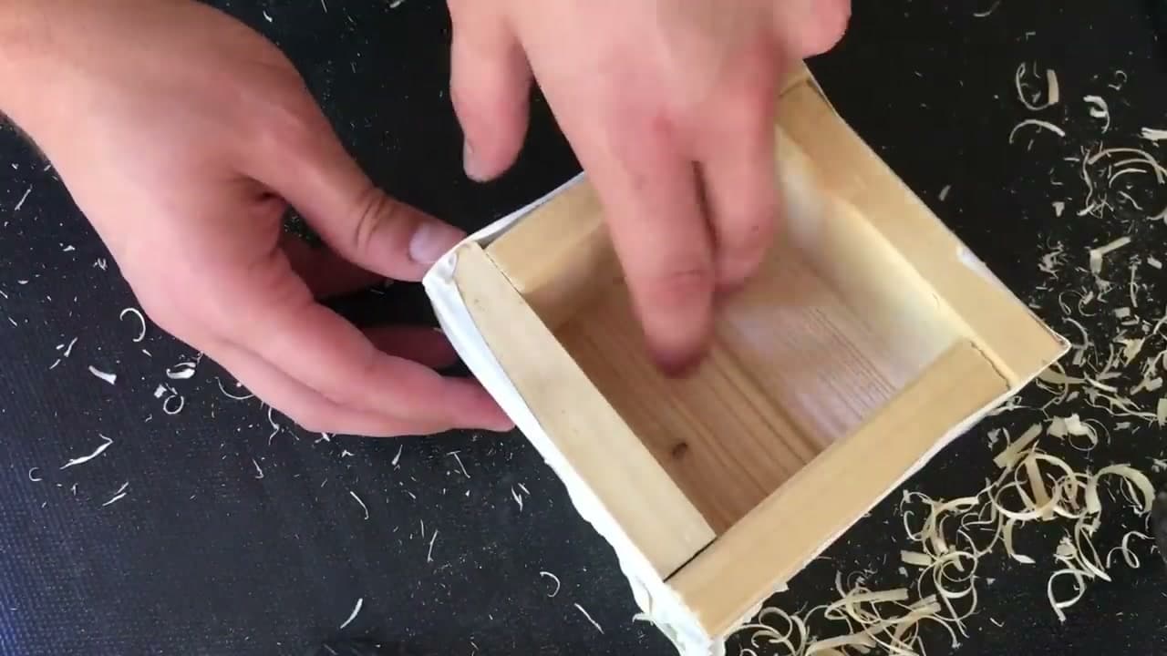 Step 3: Step 3: Sand and Tape the Mold Together